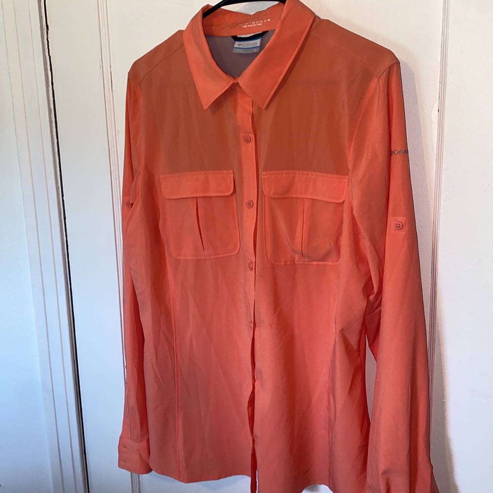 Columbia Arrowhead Trail II Omni-Shade long sleeve top button down shirt - Picture 2 of 11